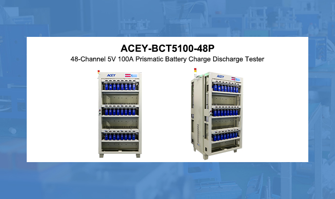 48 قناة 5V 100A اختبار تفريغ شحن البطارية المنشورية