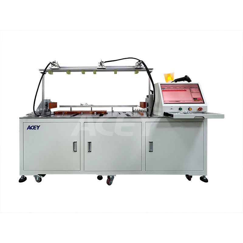 Battery Stacking and Compression Machine